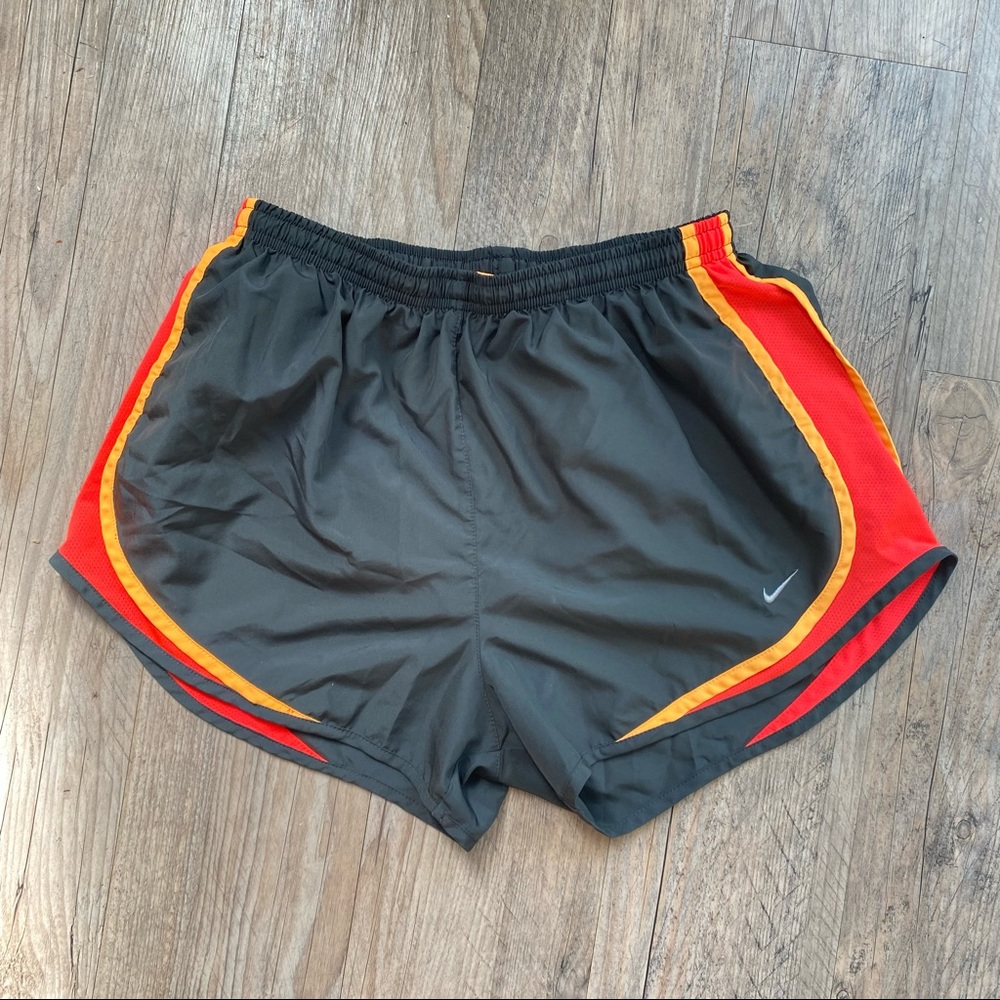 Nike Tempo Dri-Fit Athletic Running Shorts, Gray, Size Large